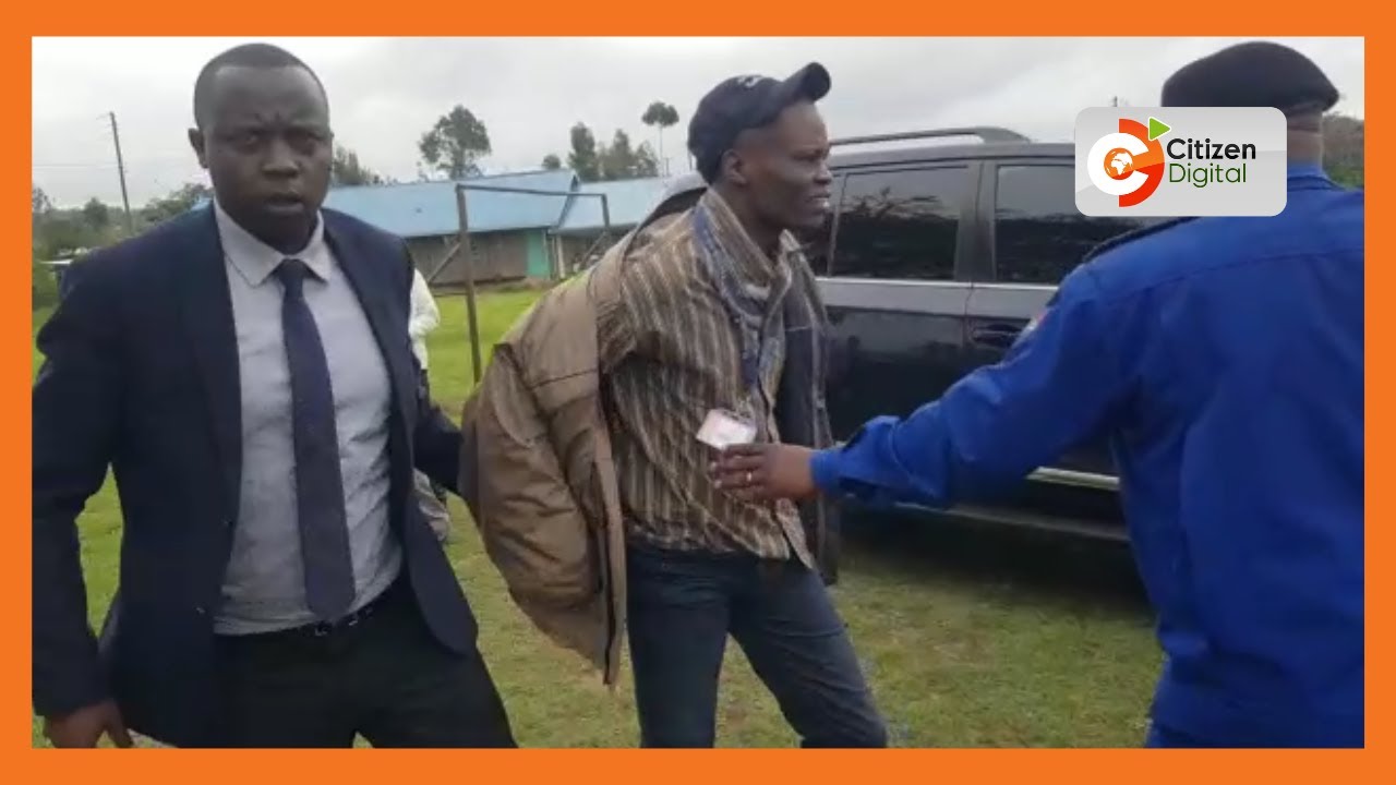 Daily Nation Murang'a journalist Mwangi Muiruri physically assaulted by security officers