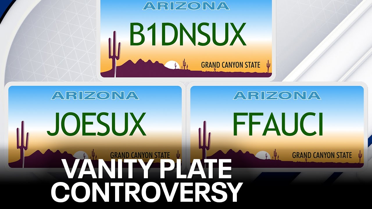 Personalized Arizona plates spark controversy: What to know