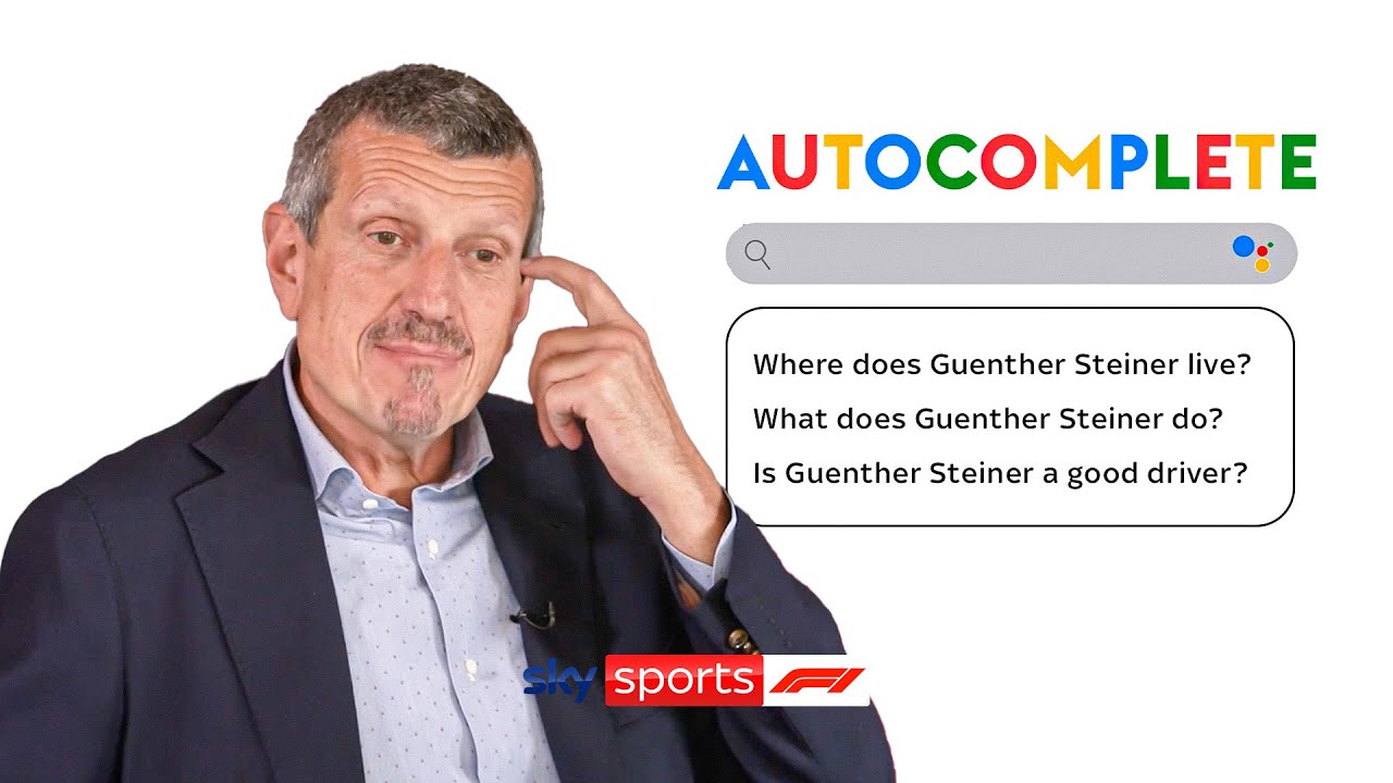 Guenther Steiner Answers the Web’s Most Searched Questions About Him | Autocomplete Challenge