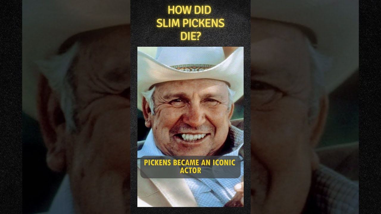 How did Slim Pickens die? #western #actor #history #hollywoodhistory #movie #cinemahistory #film