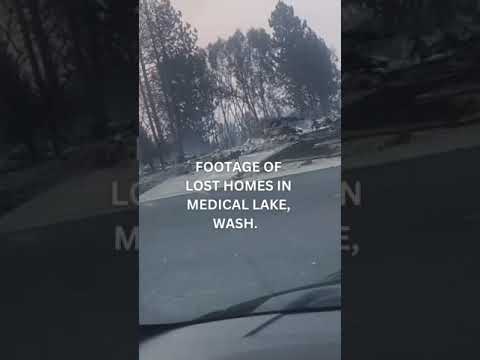 Homes Destroyed in Medical Lake, Wash. | Gray Wildfire