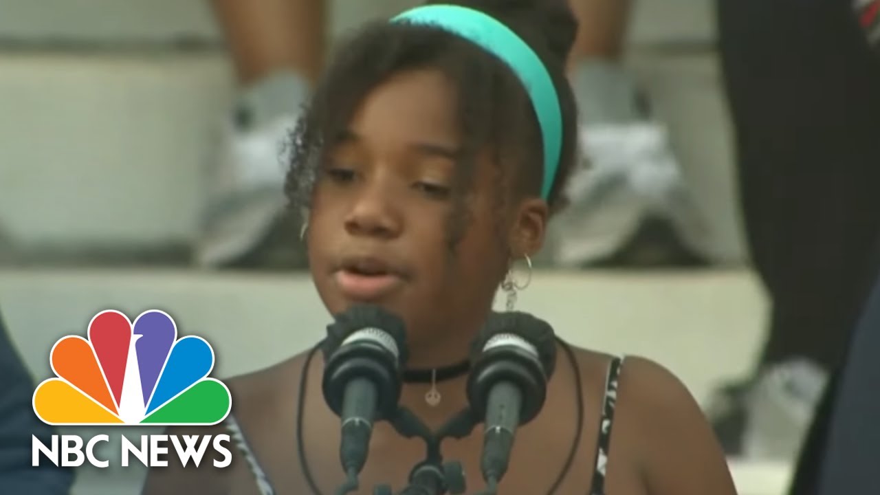 Yolanda Renee King’s Inspiring Message To Other Kids | NBC Nightly News
