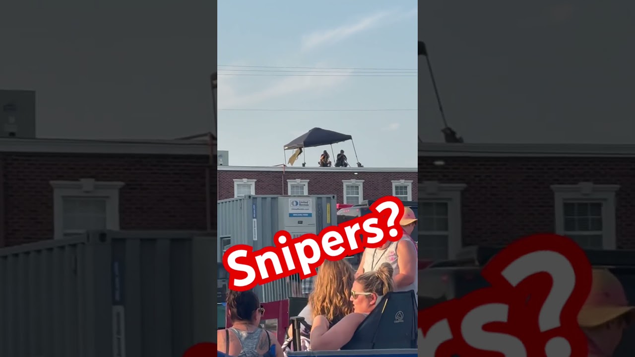 Rooftop Snipers? #police #snipers #securityguard