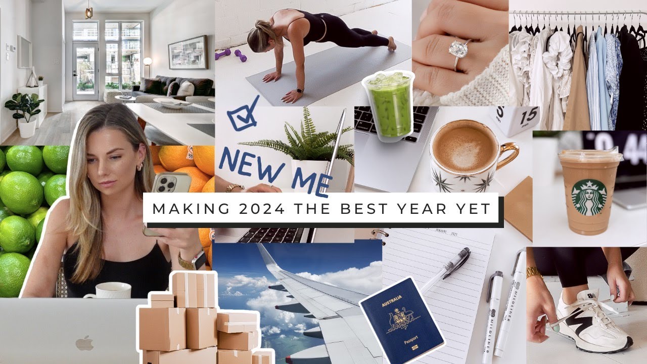 2024 Goals: New habits, goal setting, vision board, 2024 planning