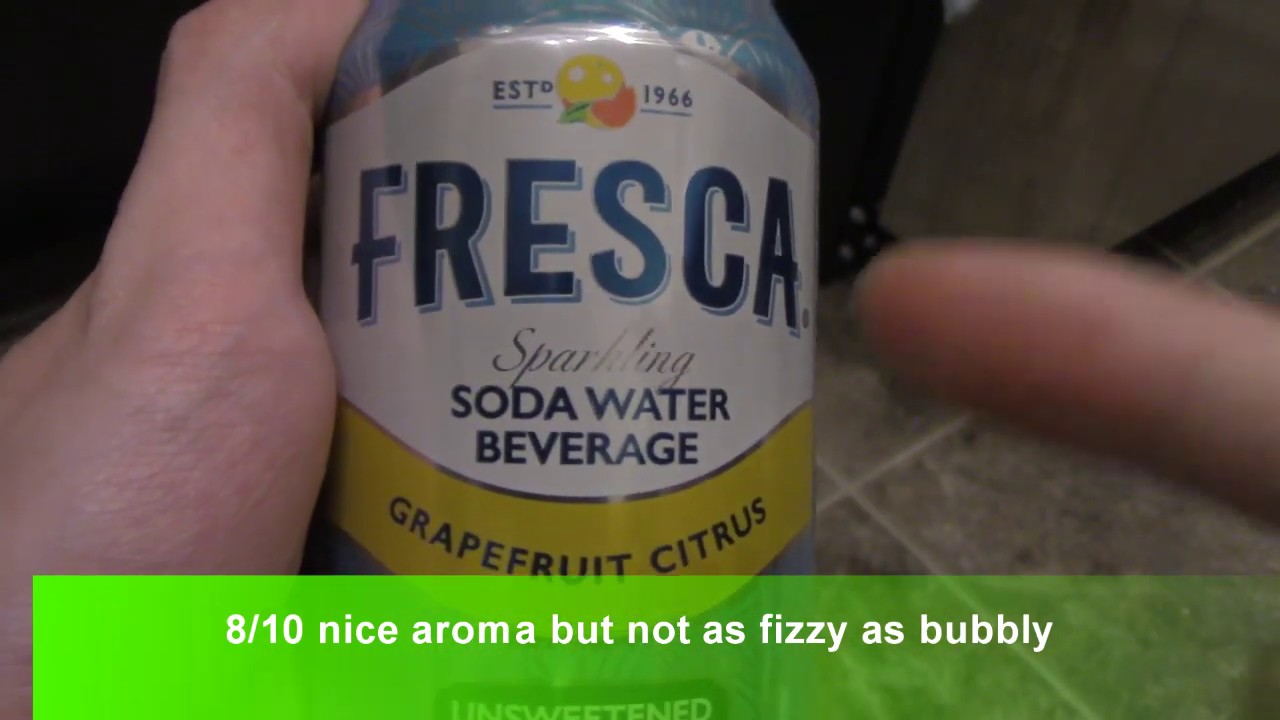 Review Fresca Sparkling Soda Water Beverage Grapefruit