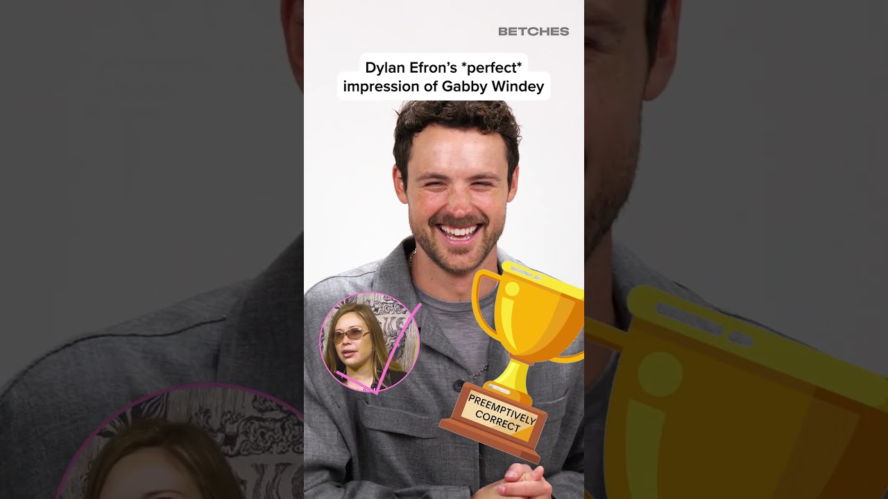 Dylan Efron Does His Best Gabby Windey Impression