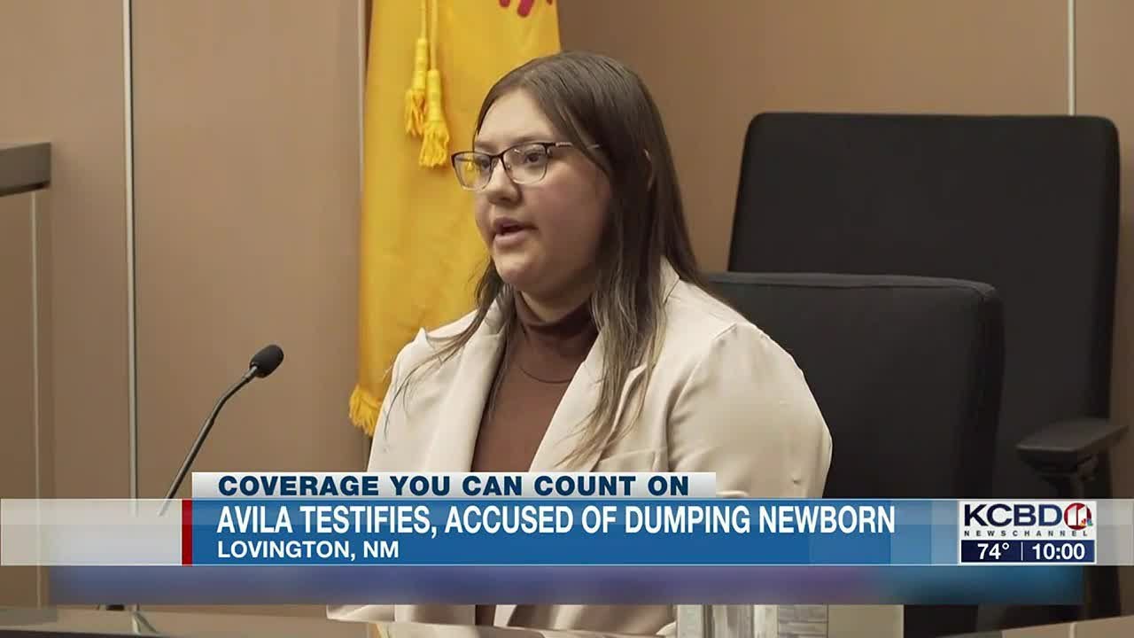 Alexis Avila, accused of dumping newborn, testifies in her own defense (10 p.m.)