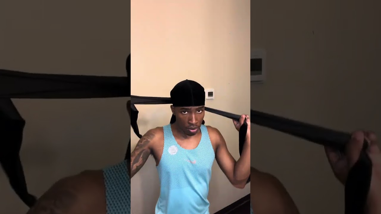 Tie a durag under 30 seconds! #durag #hairstyle