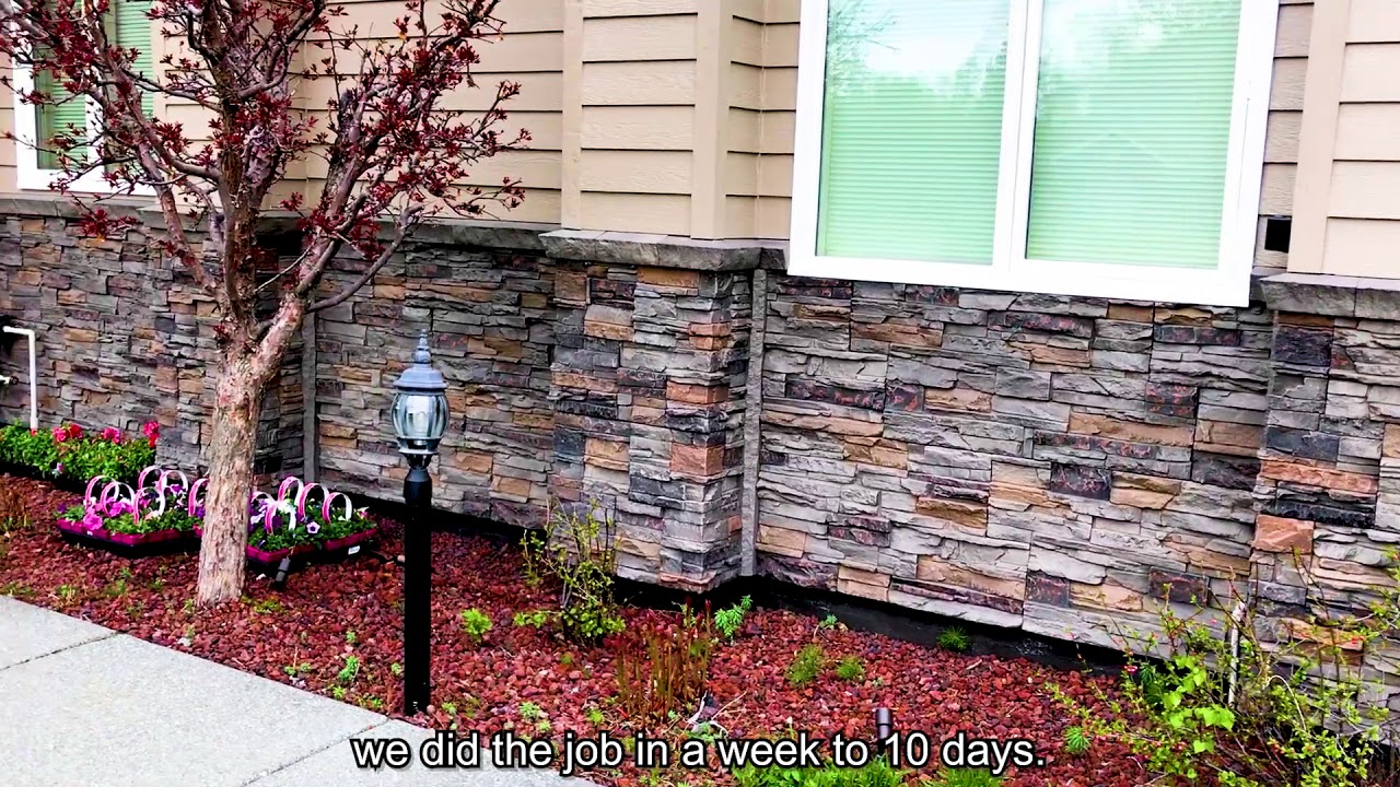 My GenStone DIY Faux Stone Veneer Project - Tom in Alaska's Review
