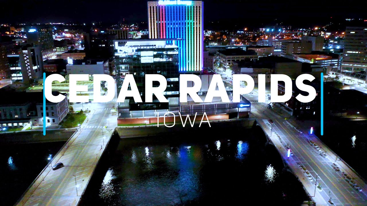 Cedar Rapids, Iowa | 4K drone footage