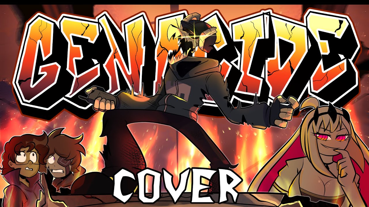 Genocide WITH LYRICS - Friday Night Funkin' VS Ex Tabi Mod (Lyrical Cover) (FNF Animation)