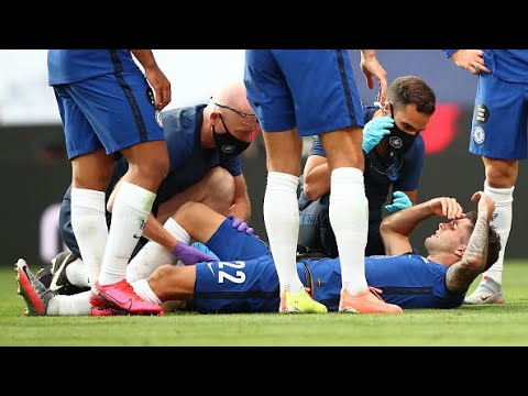 Christian Pulisic injury Fa cup final Chelsea vs Arsenal.
