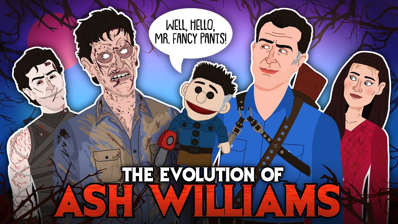 The Evolution Of Ash Williams / Evil Dead (ANIMATED)