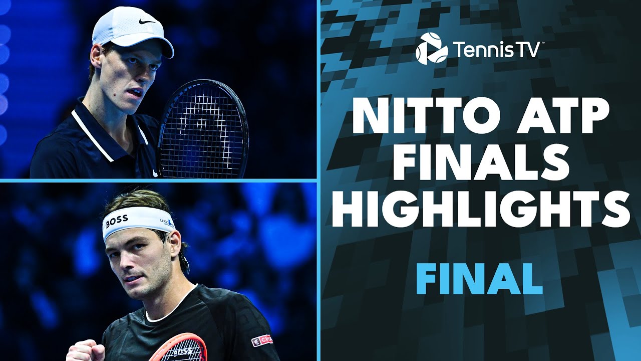 Jannik Sinner vs Taylor Fritz For The Title! 🏆 | Nitto ATP Finals 2024 Final Highlights