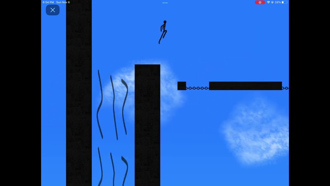 This game is hard, red tie runner.