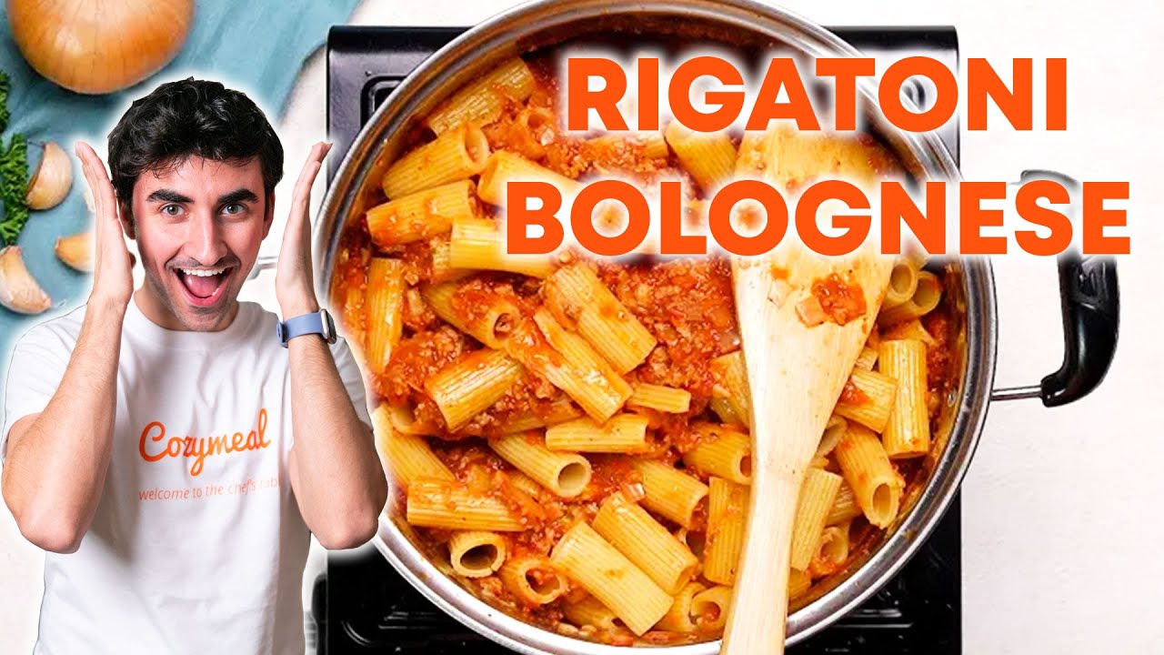 This Rigatoni Bolognese Recipe Will ELEVATE Your Weeknight Dinner
