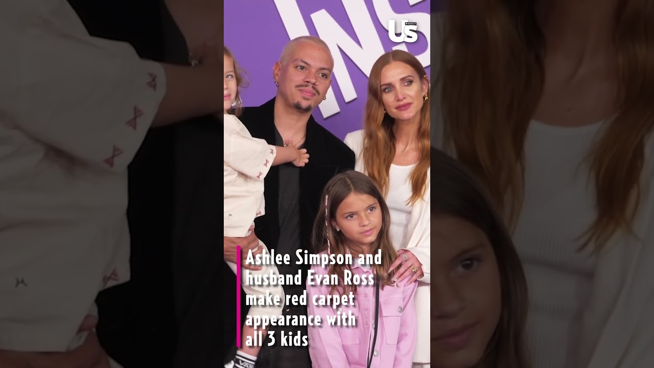 Ashlee Simpson and Evan Ross Bring Their Adorable Trio to 'Inside Out 2' Red Carpet Event
