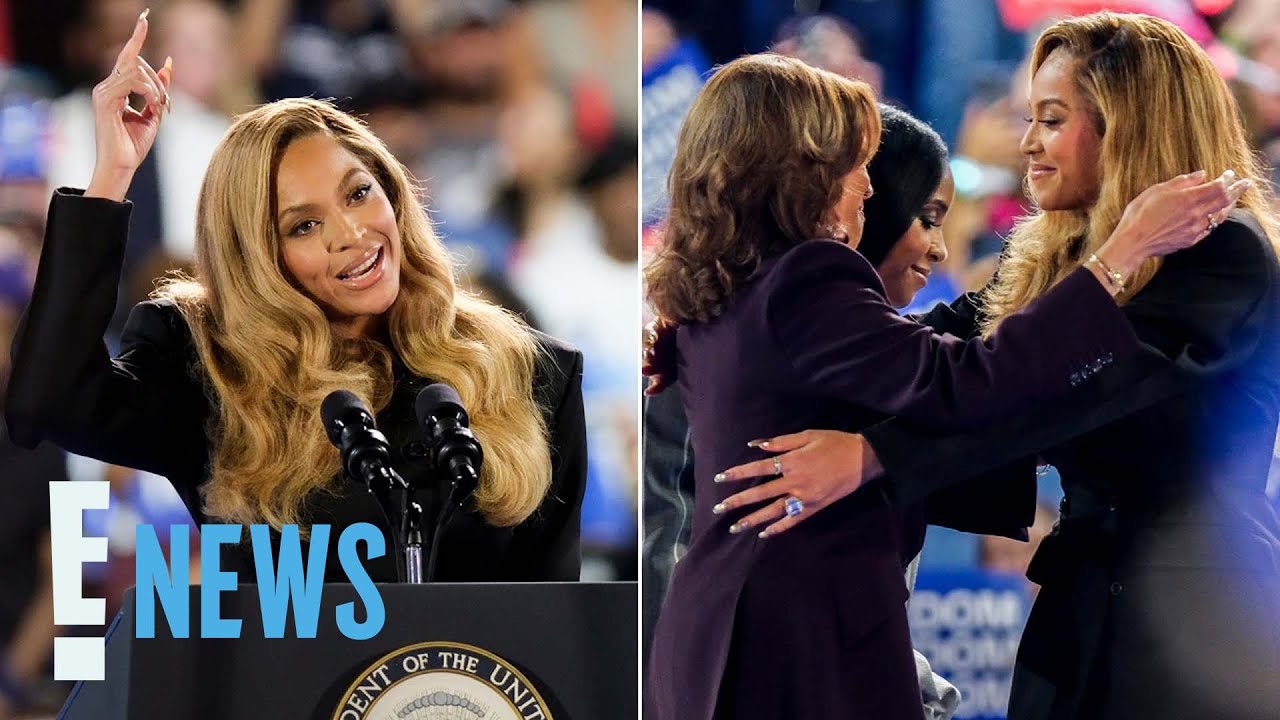 Beyoncé’s SURPRISE APPEARANCE at Kamala Harris’ Houston Rally | E! News