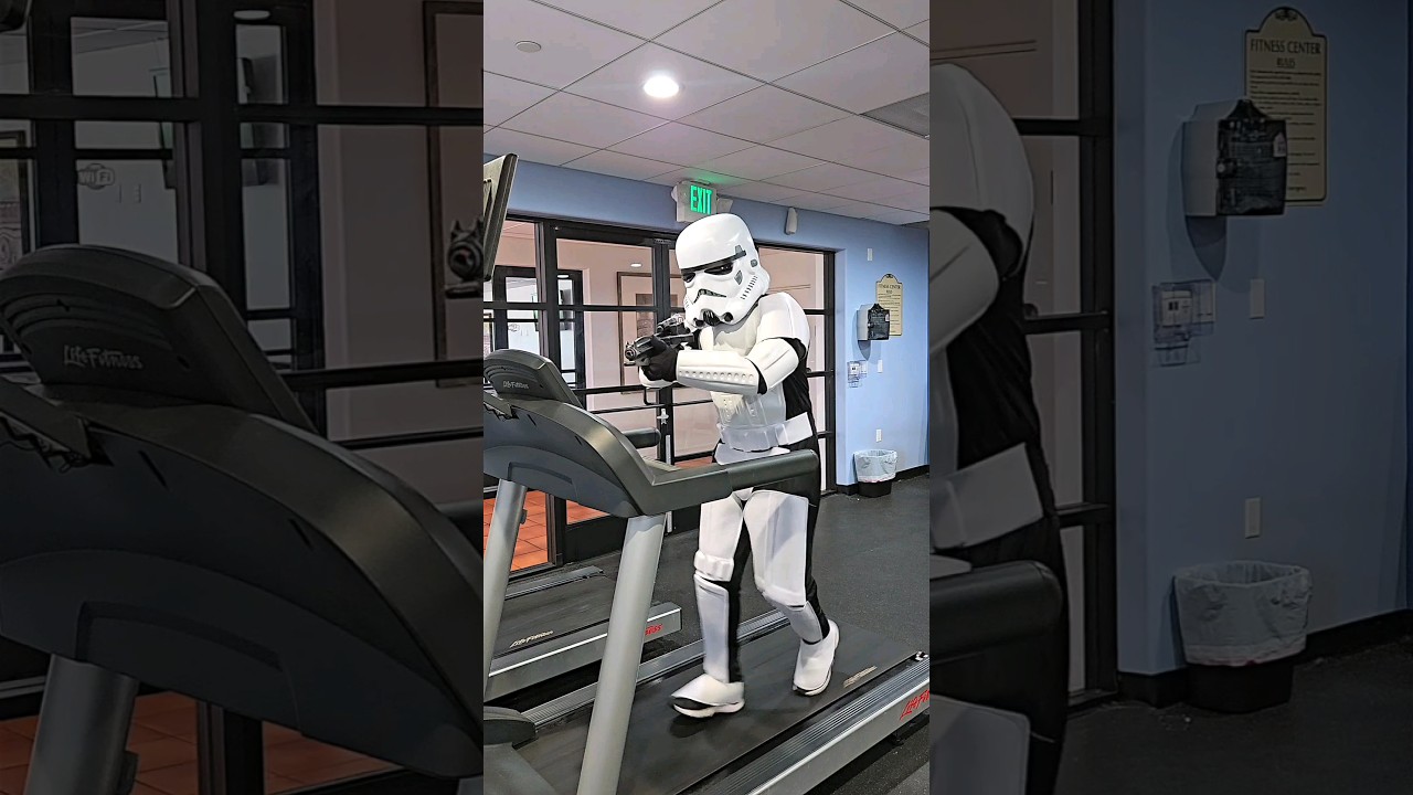 If STAR WARS Characters Used THE TREADMILL #shorts 🪐😅