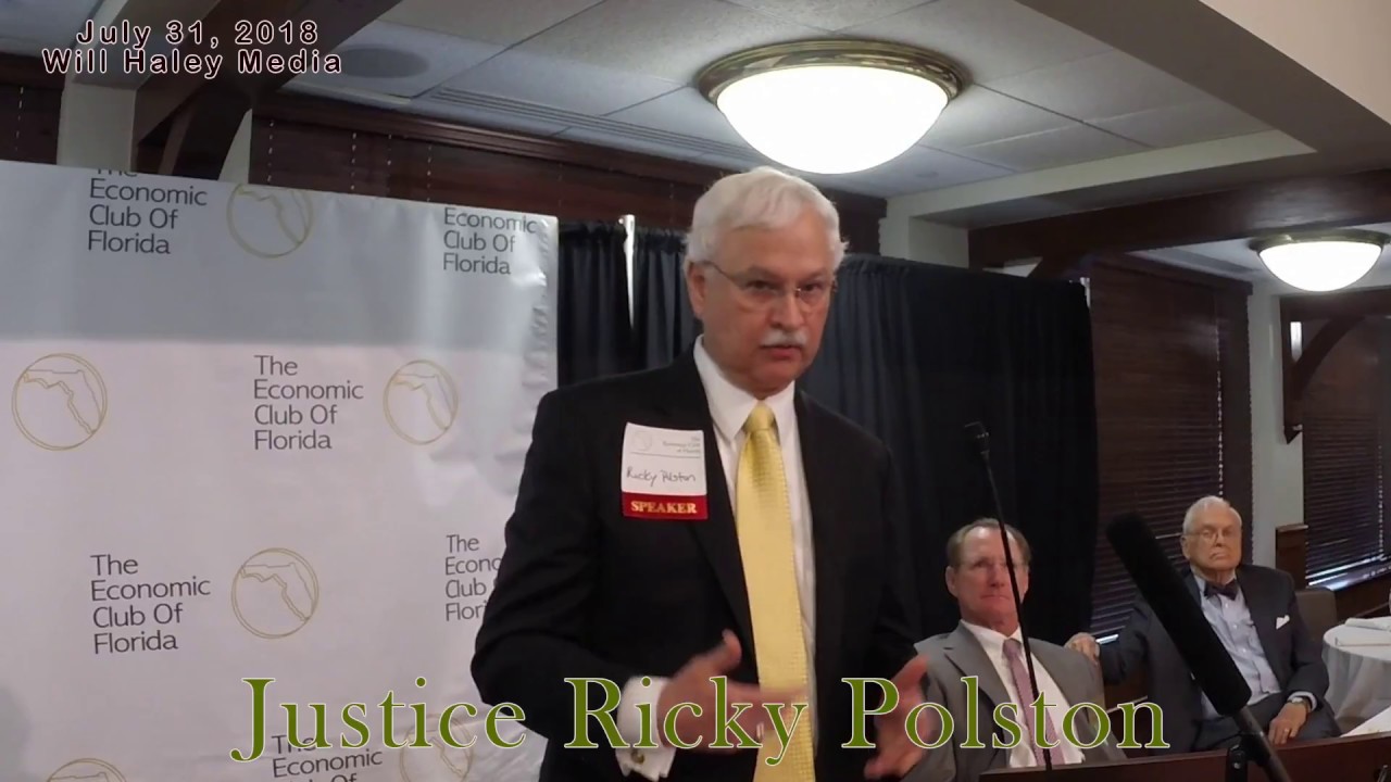 Justice Ricky Polston at Economic Club