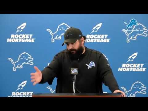 Matt Patricia Scorns Reporter for Slouching