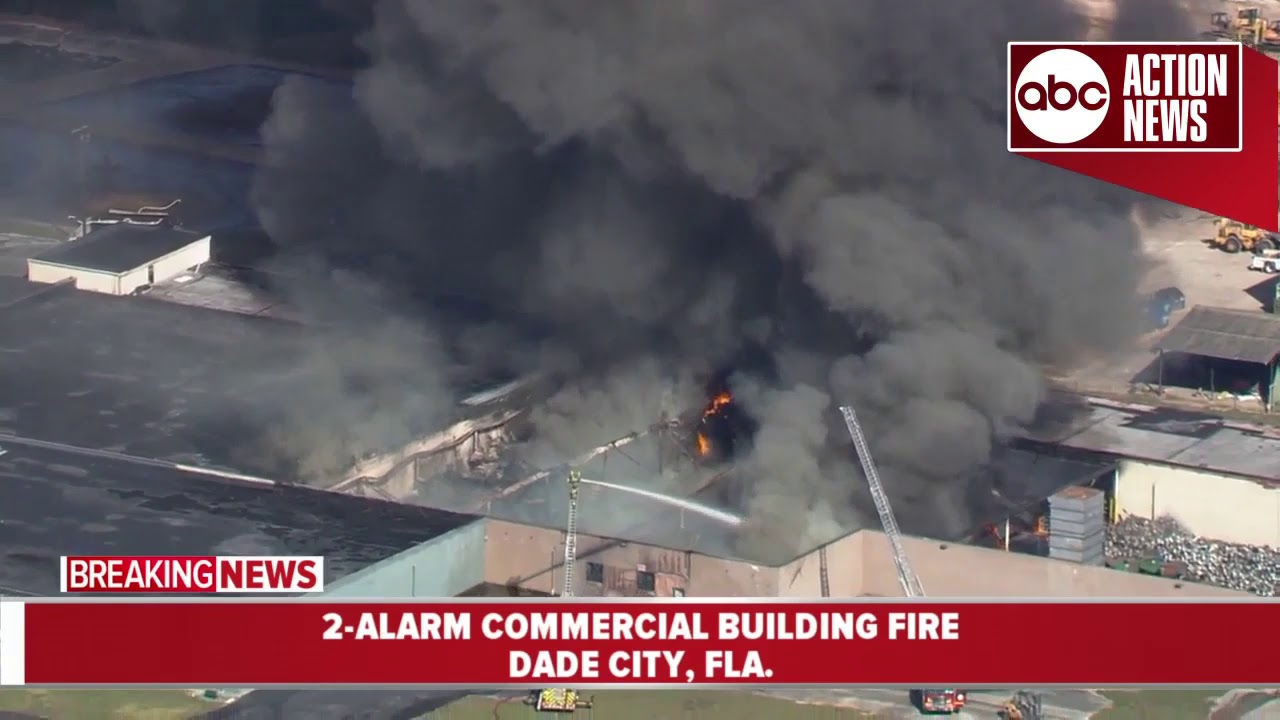 2-alarm fire destroys commercial building in Dade City