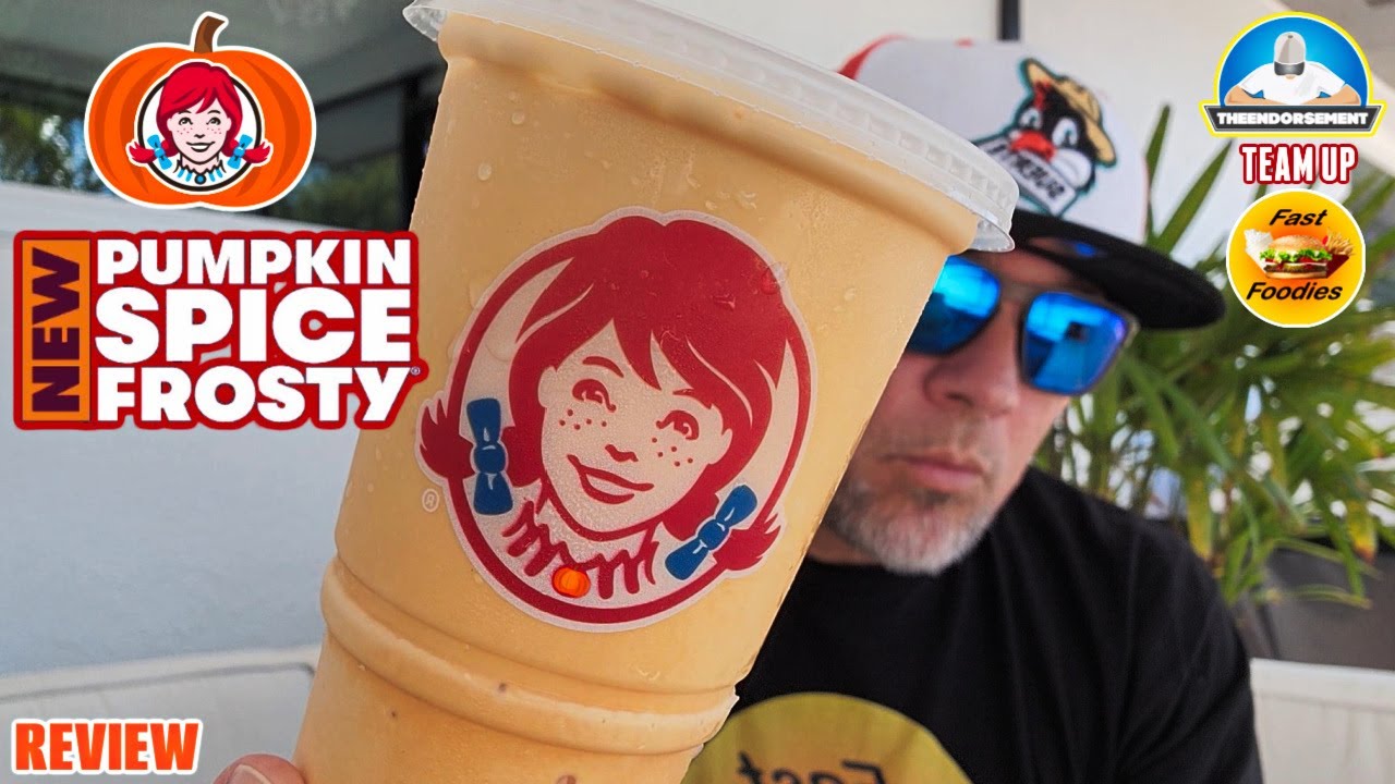 Wendy's® Pumpkin Spice Frosty Review! 🎃🍦 | Team Up W/ Fast Foodies | theendorsement