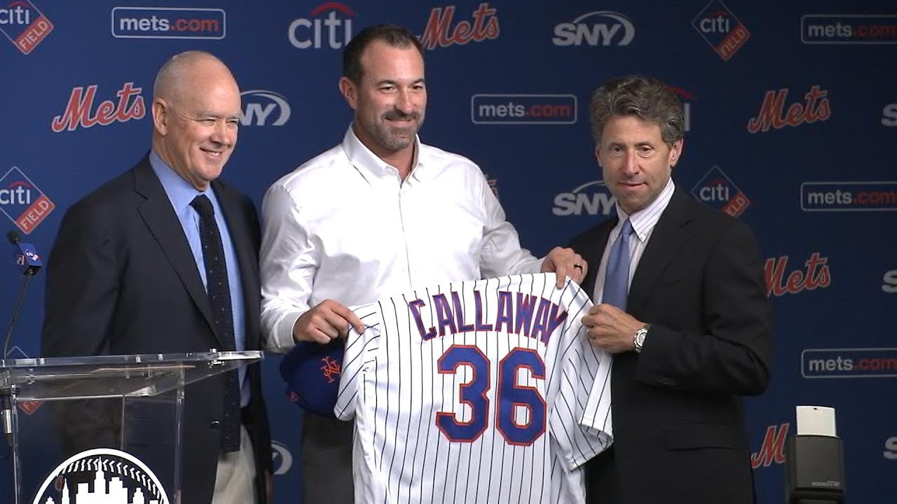 New York Mets COO Jeff Wilpon talks to the media about payroll