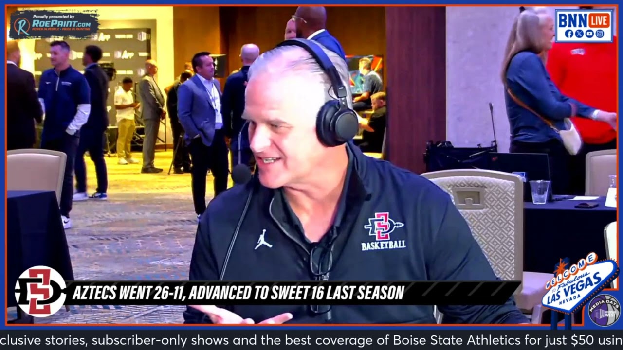 San Diego State basketball coach Brian Dutcher joins BNN at Mountain West Media Days in Las Vegas