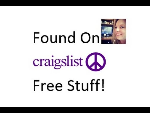 Free Stuff On Craigslist