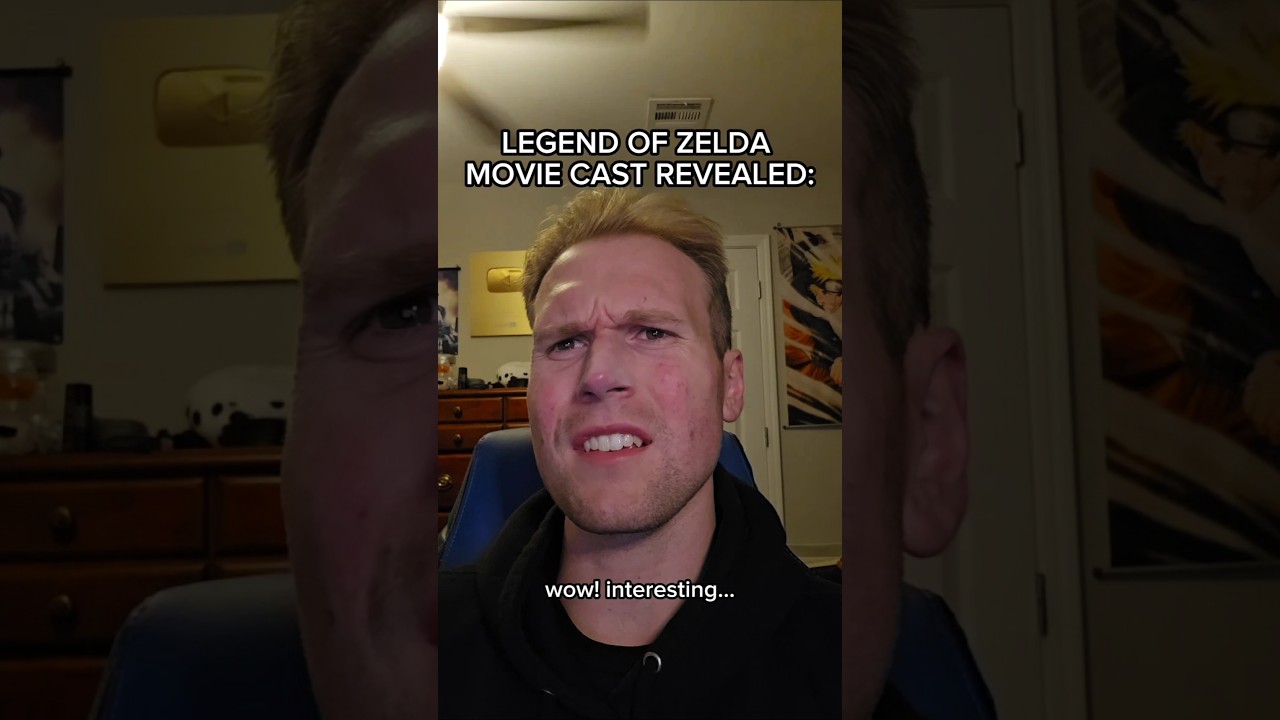 LEGEND OF ZELDA MOVIE CAST REVEALED #shorts