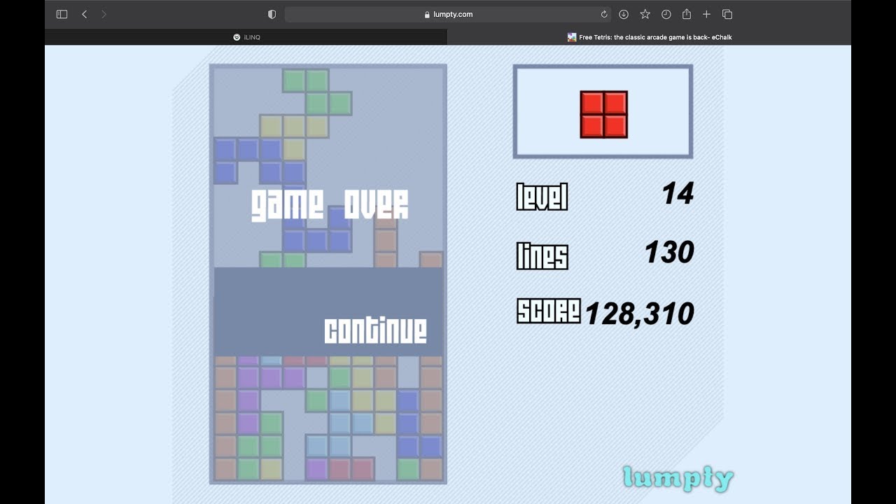 Lumpty Tetris (Level 15)