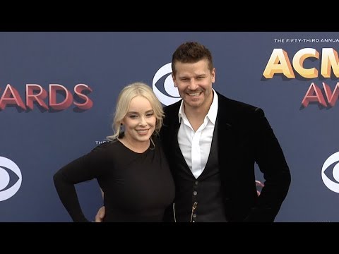 Jaime Bergman, Lauren Alaina at 53rd Academy of Country Music Awards Red carpet