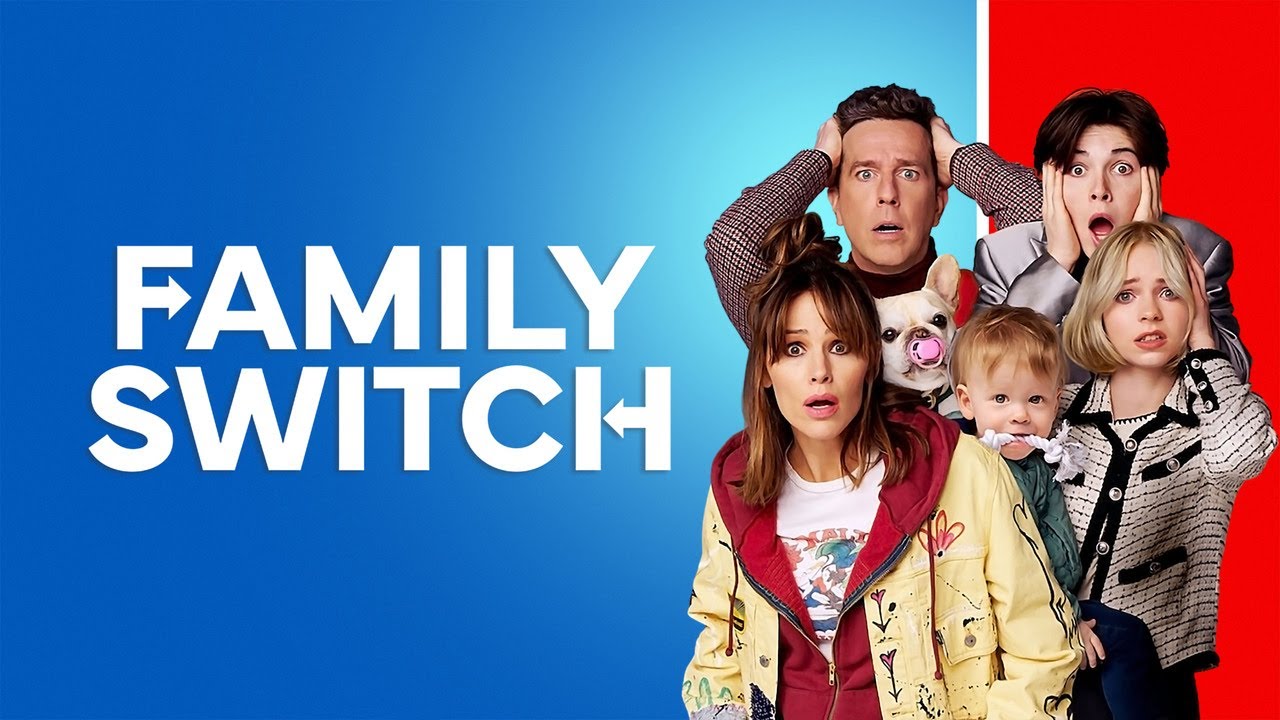 Family Switch (2023) Movie || Jennifer Garner, Ed Helms, Emma Myers, Brady Noon || Review and Facts