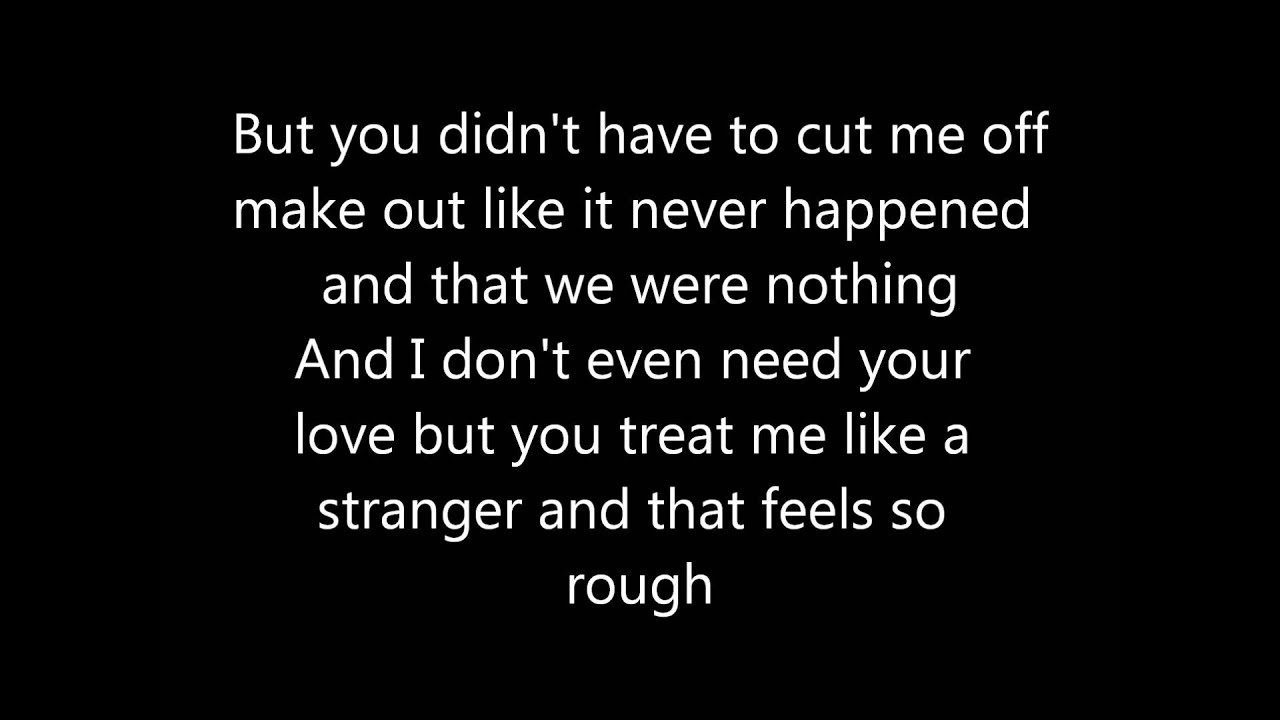 Somebody That I Used to Know- Gotye ft. Kimbra (Lyrics)