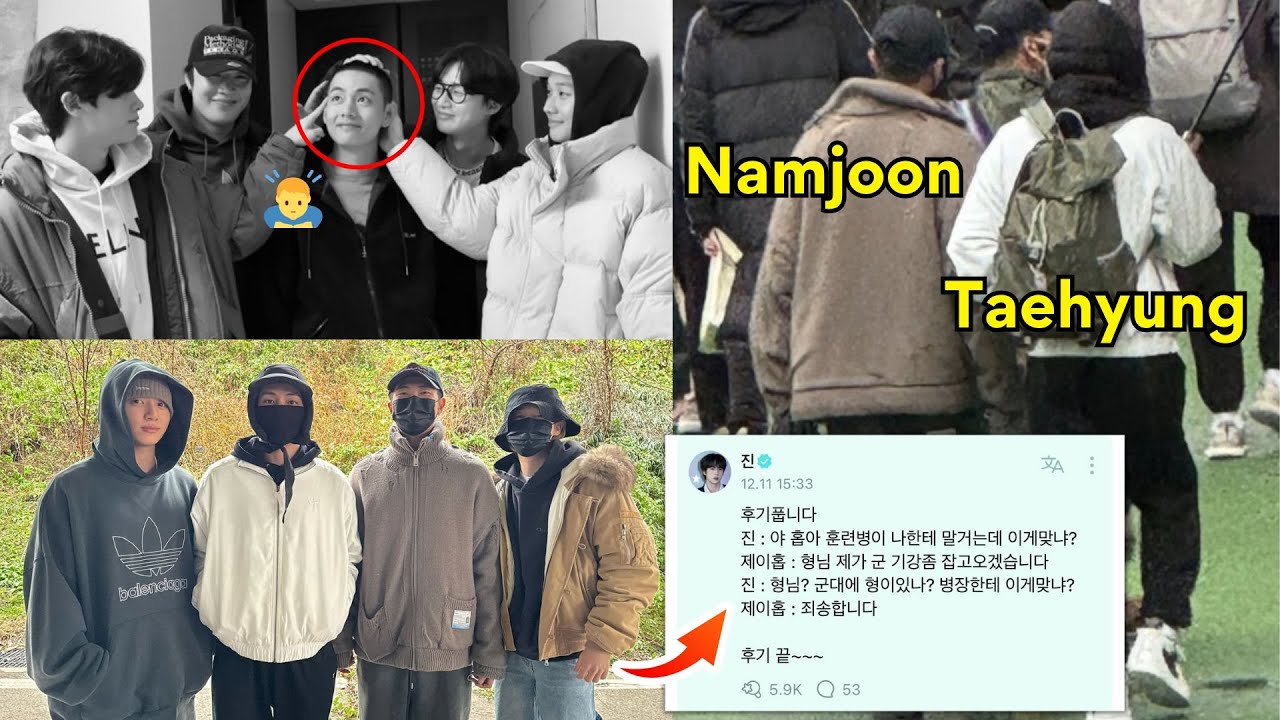 This is what actually happened inside the military training center😭Both BTS & Wooga are the best!!