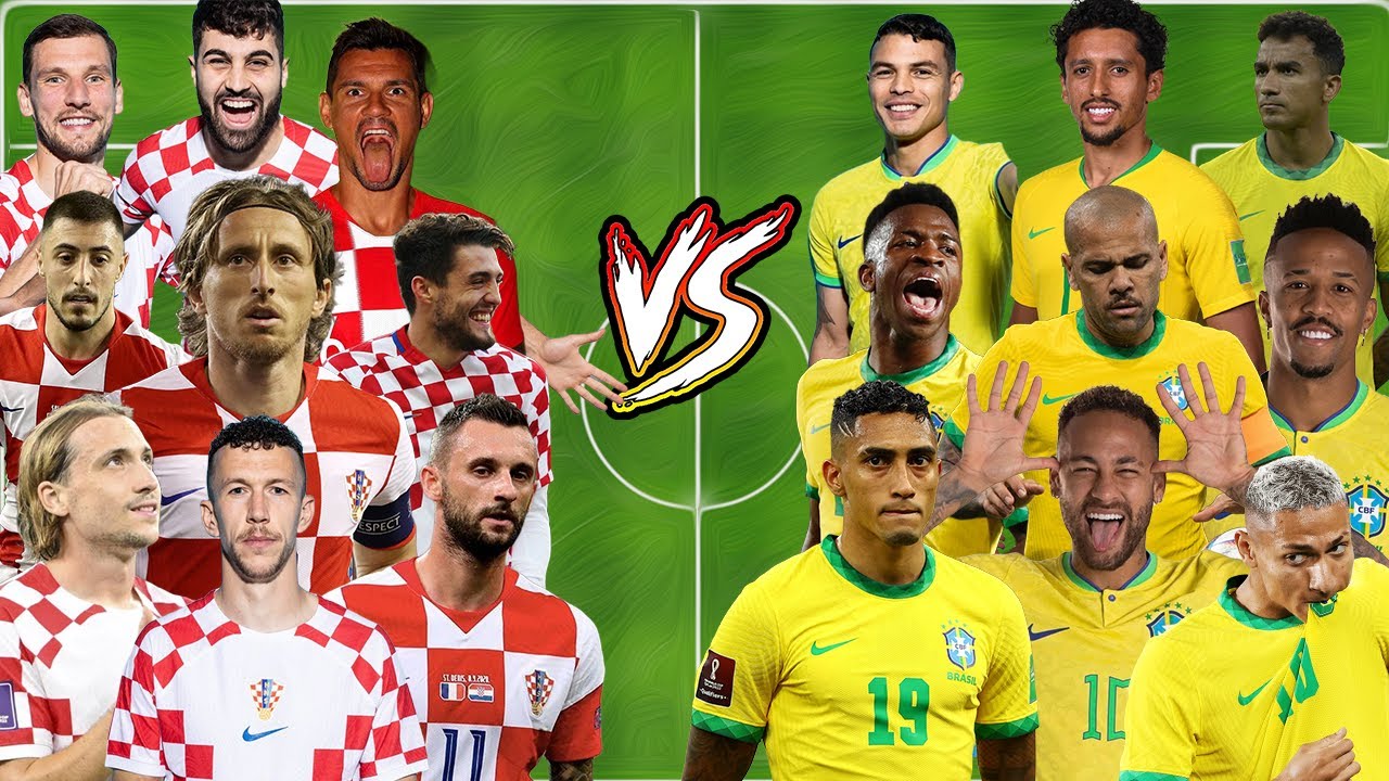 Brazil vs Croatia world cup 2022 player stats (Neymar-Vinicius-Modric-ivan perisic-Richarlison)