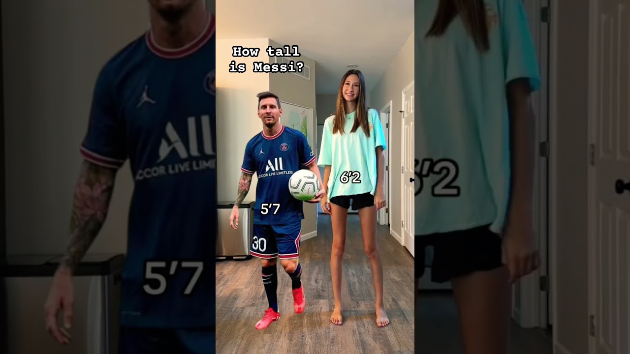 How tall is Lionel Messi? #tall #tallfamily