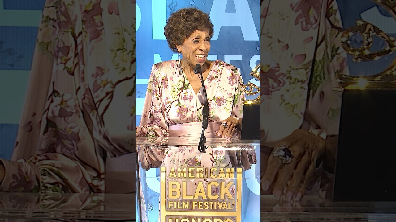 Marla Gibbs is a living legend, proving that passion has no age limit! #MarlaGibbs #ABFFHonors
