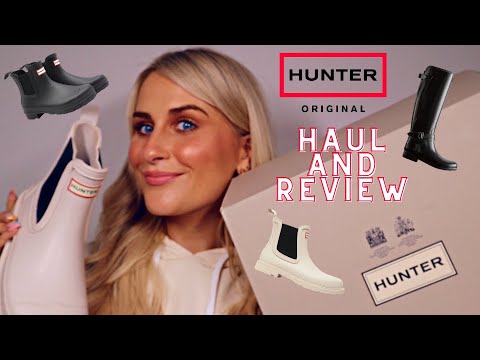 HUNTER BOOTS REVIEW & TRY ON | Chelsea Boots and Refined Slim Fit Tall Boots | Price, Quality & Fit