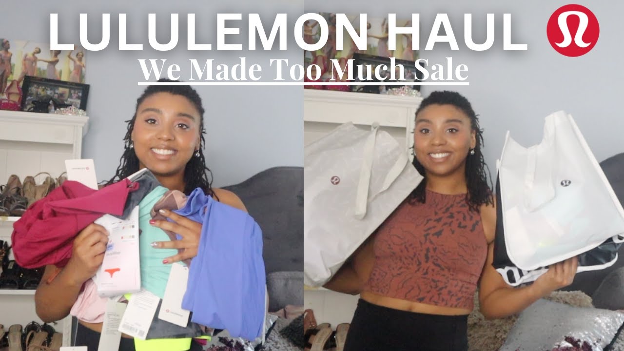 We Made Too Much Lululemon Haul | *Sale Items* Over $500 Worth of Clothing