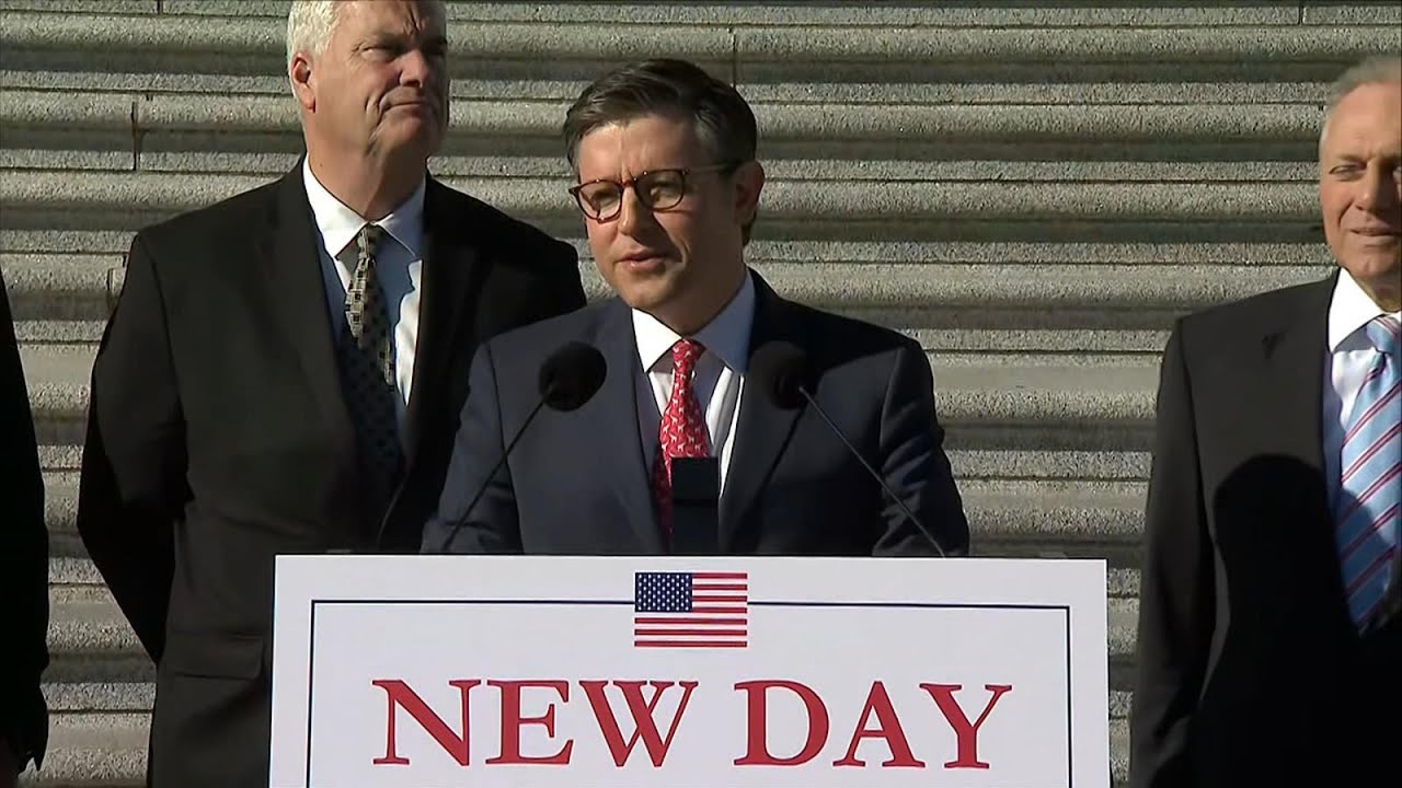 LIVE: Speaker Johnson, House GOP leaders hold news conference on Republican election victories