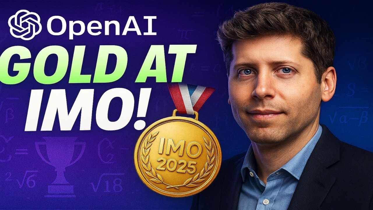 OpenAI Just Won Gold on the 2025 International Math Olympiad — BIGGEST AI NEWS ALL YEAR!