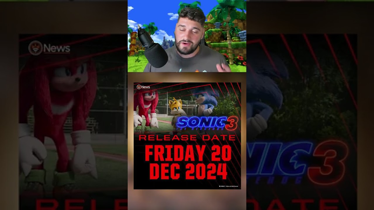 SONIC MOVIE 3 RELEASE DATE CONFIRMED! #shorts