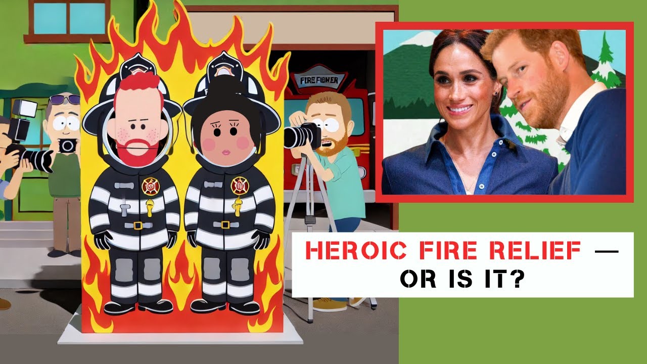 SOUTH PARK’S New Episode: LA FIRE Visit by MEGHAN MARKLE & PRINCE HARRY Exposed – ‘DISASTER TOURIST’