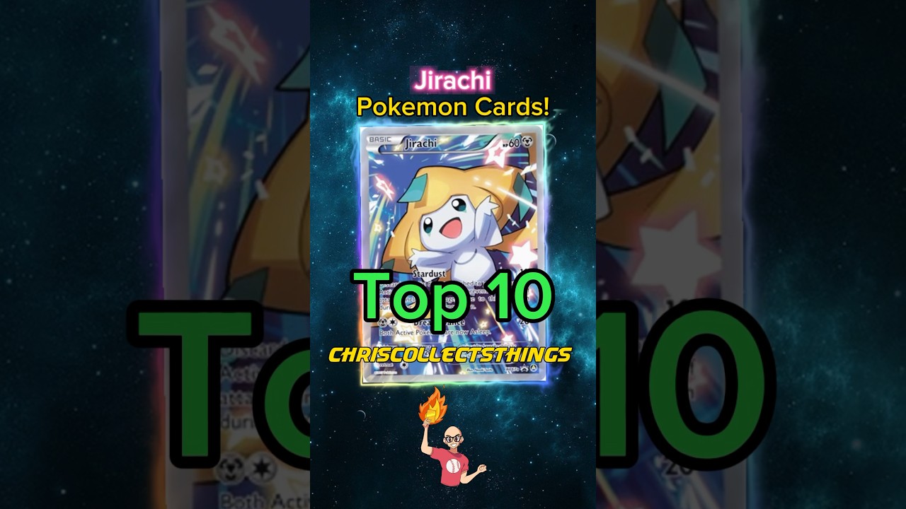 Top 10 EXPENSIVE Jirachi cards ⭐️ #shorts #top10 #jirachi