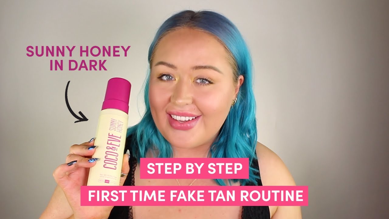 Easy Step by Step Fake Tan Routine at Home for Glowing Skin | Sunny Honey Self Tanner