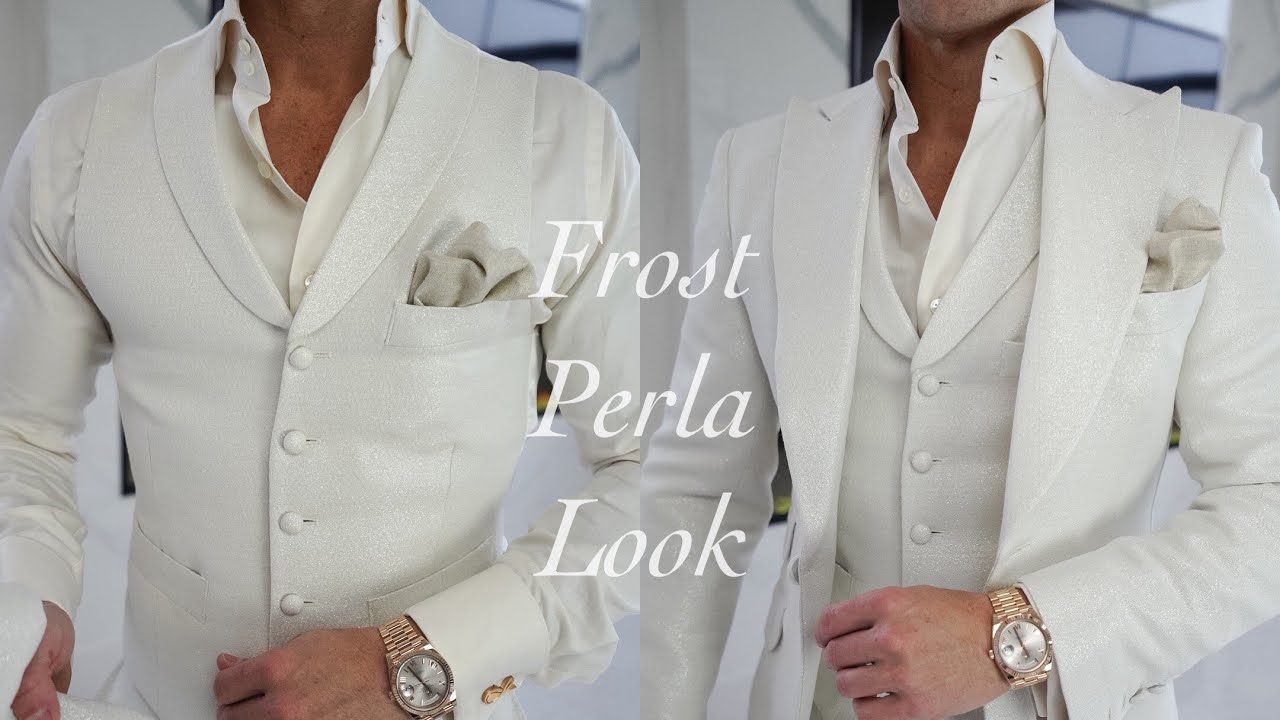 The Perfect Off White Suit With Shine | #shorts