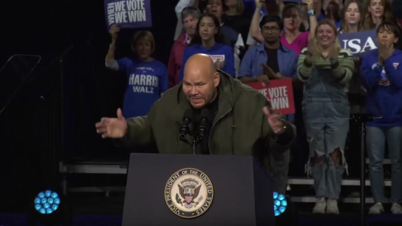 At Kamala Harris rally, Fat Joe decries Latino support for Donald Trump amid Puerto Rico comments