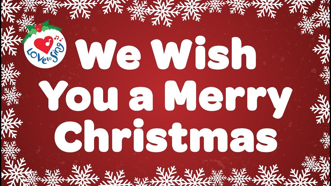 We Wish You a Merry Christmas with Lyrics | Christmas Carol & Song